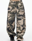 IAMXIAA Camo Wide-Leg Utility Pants