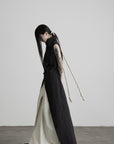 DOINDULGE High Collar Longline Vest Dress