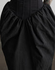 DOINDULGE Corset Waist Gathered Maxi Skirt