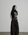 DOINDULGE High Waist Pleated Wide Leg Pants