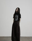 DOINDULGE High Waist Pleated Wide Leg Pants