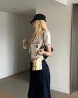 Rase le sol Amor Fati Cropped Graphic T-Shirt