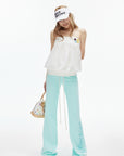 IAMXIAA Button Detail Bubble Tube Top