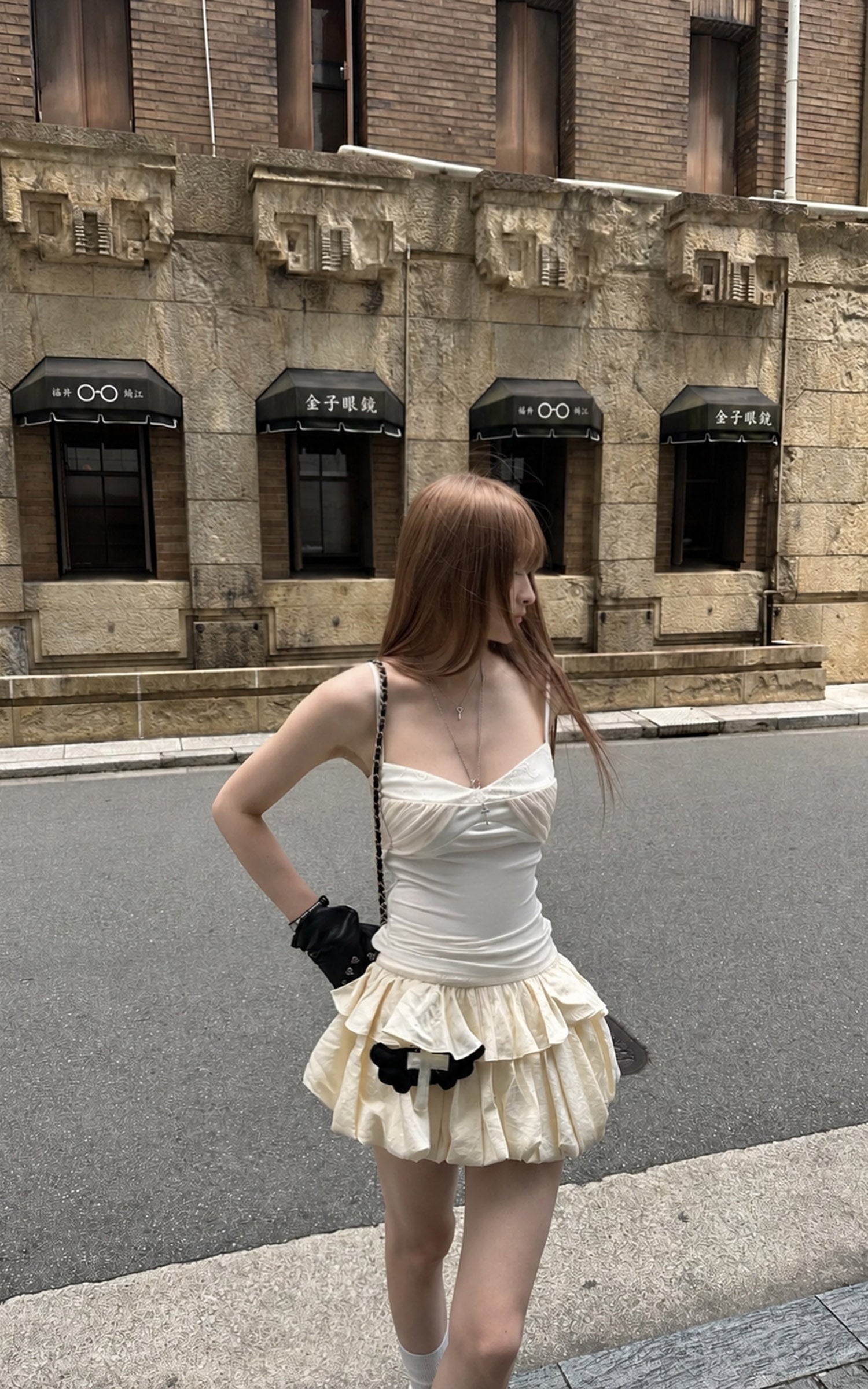 Rase le sol Lace-Trim Ruched Camisole Top