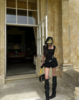 WARDEN EDGE Sculpted Square Neck Fitted Top