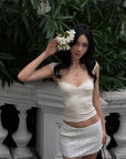 ROVENTE Lace Trim Sculpting Camisole Top