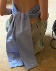 0122stepll Relaxed Wide-Leg Denim Trousers