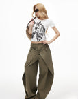 IAMXIAA Vintage Horse Graphic Fitted Baby Tee