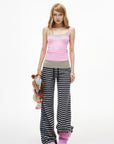 IAMXIAA Layered Contrast Camisole Tank Top