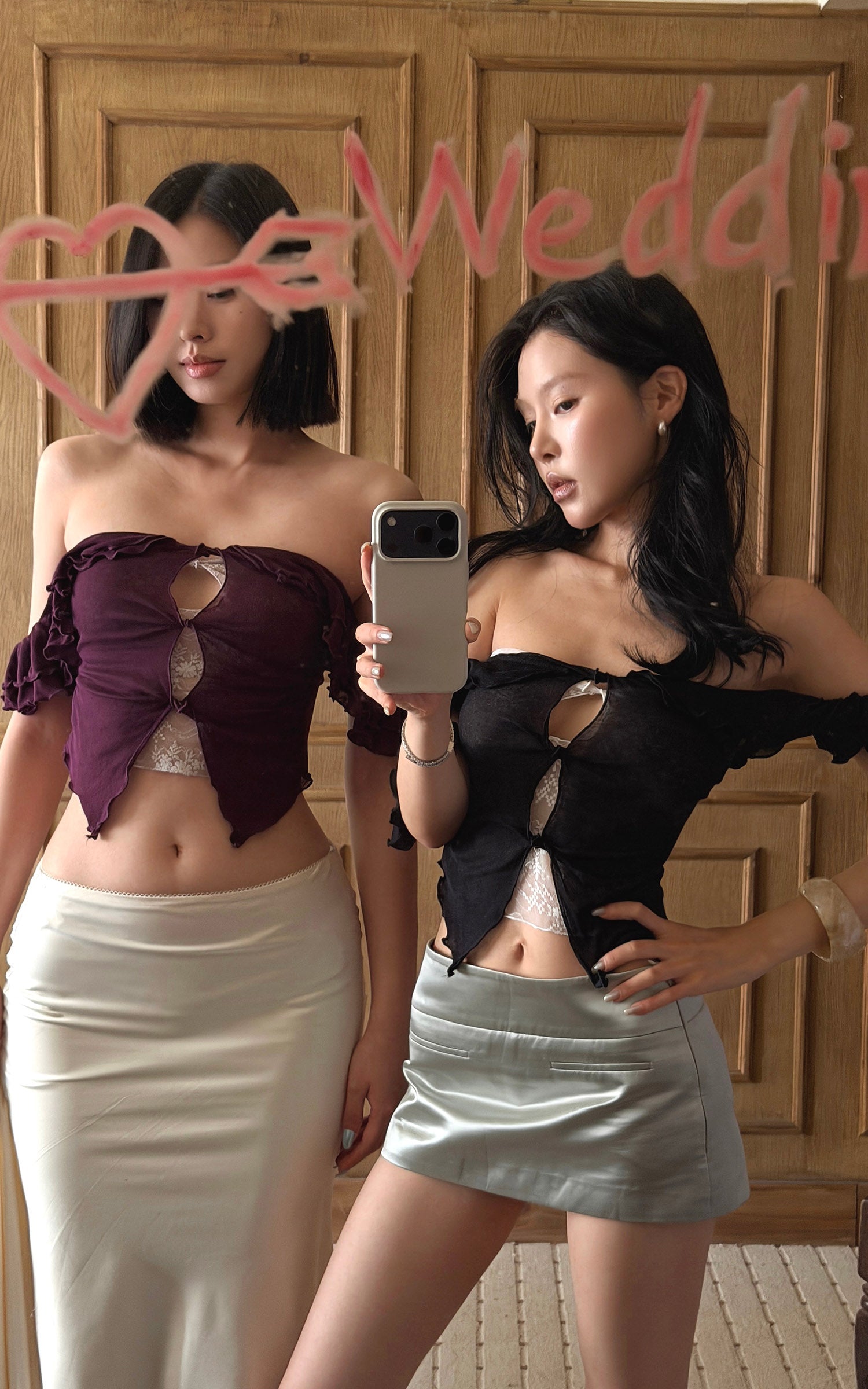 Hydrae Off Shoulder Ruffle Lace Cut Out Top