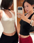 Hydrae Low-Rise Sculpted Micro Shorts with Curved Pocket Seams and Tailored Back Pockets