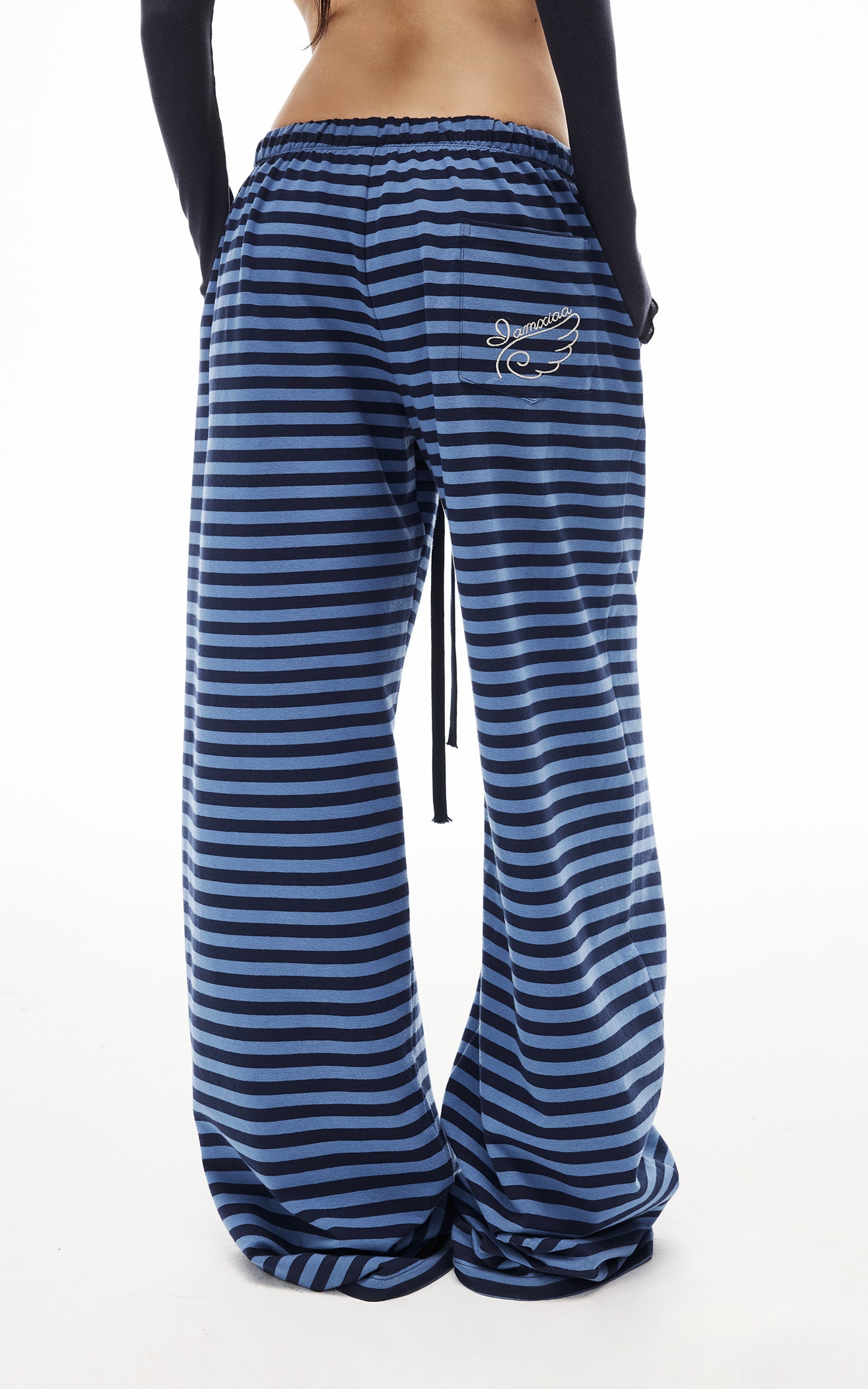 IAMXIAA Striped Straight Leg Sweatpants