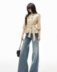 IAMXIAA Low Rise Wide Leg Flare Jeans