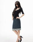 IAMXIAA Square Neck Seam Detail Top