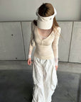 Rase le sol Sculpted Volume Drawstring Parachute Cargo Pants