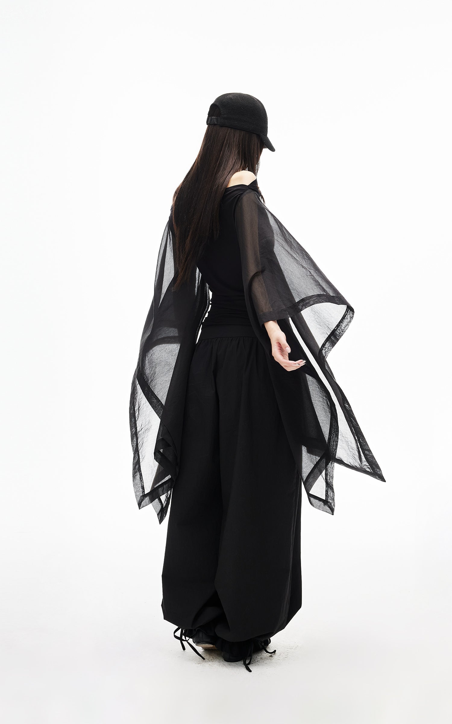 IAMXIAA Low-Rise Gathered Balloon Pants