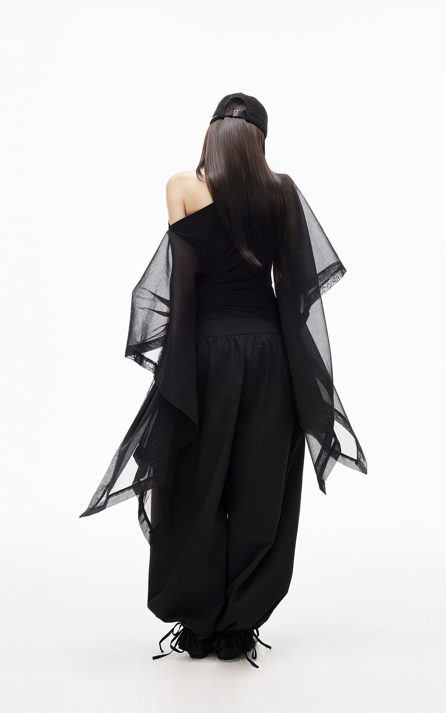 IAMXIAA Low-Rise Gathered Balloon Pants
