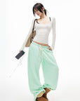 IAMXIAA Scoop Neck Pocket Long Sleeve Tee