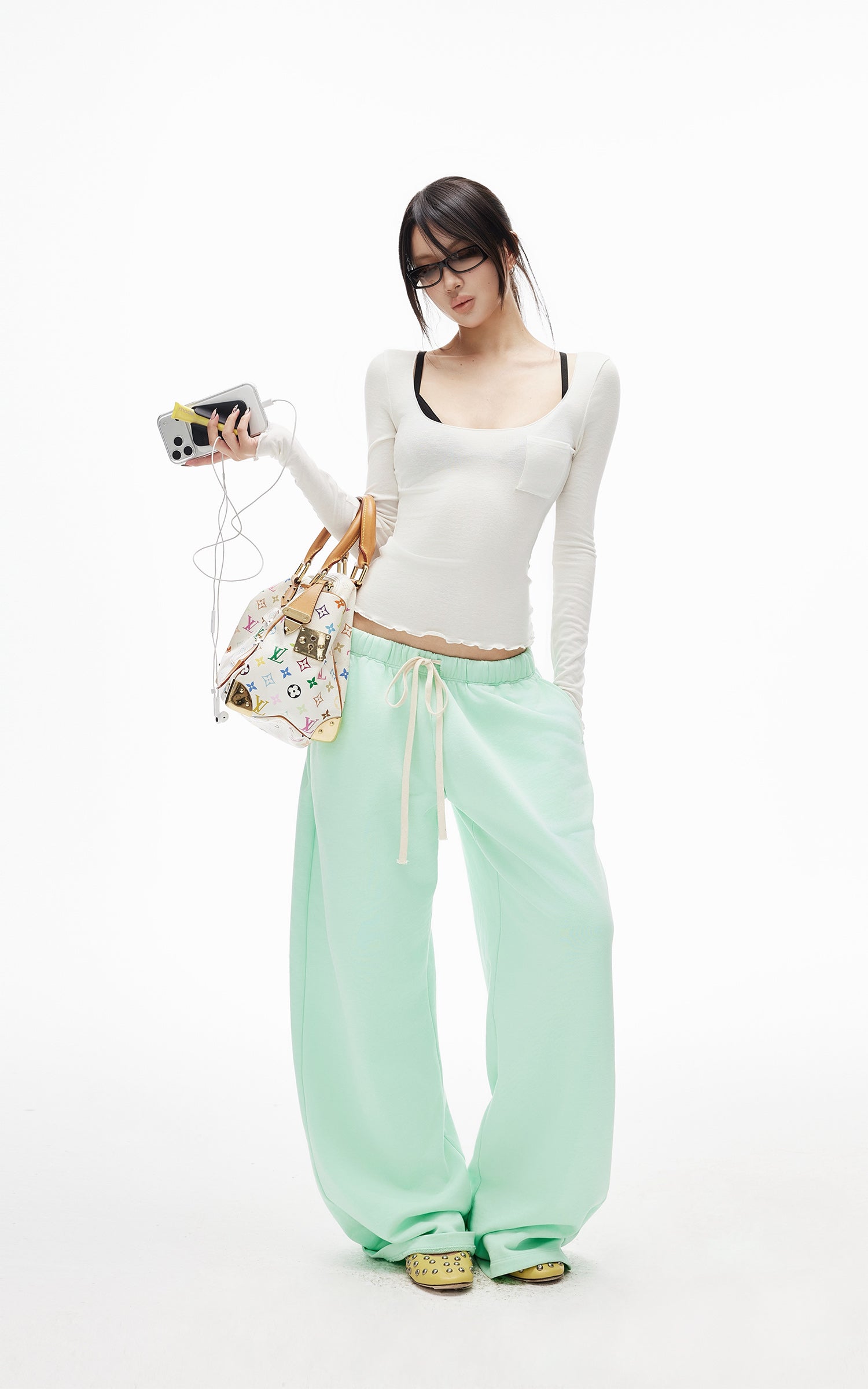 IAMXIAA Oversized Wide Leg Lounge Pants