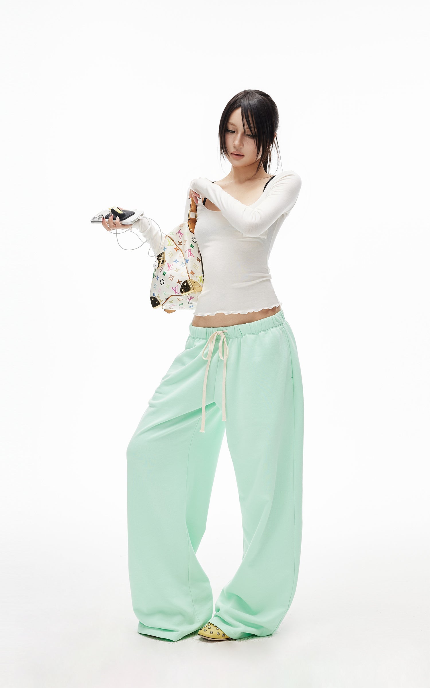 IAMXIAA Oversized Wide Leg Lounge Pants