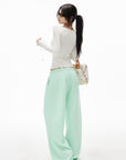 IAMXIAA Scoop Neck Pocket Long Sleeve Tee