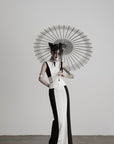 DOINDULGE Contrast Panel Fitted Maxi Dress