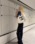 Rase le sol Draped Split-Hem Sweatpants