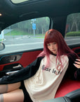 Rase le sol Contrast Raglan Graphic Long Sleeve Top & Low-Rise Shorts Set