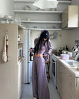 WARDEN EDGE Minimal Zip Hoodie & Camisole & Wide Leg Pants Three Piece Set