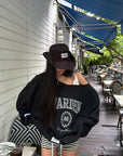 WARDEN EDGE Striped Drawstring Mini Shorts