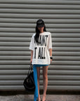ROVENTE Statement Print Oversized T-Shirt