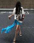 ROVENTE Statement Print Oversized T-Shirt