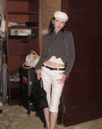 Hydrae Tailored Knee Length Wide Leg Pants