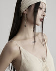 DOINDULGE V-Neck Spaghetti Strap Maxi Dress