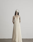 DOINDULGE V-Neck Spaghetti Strap Maxi Dress