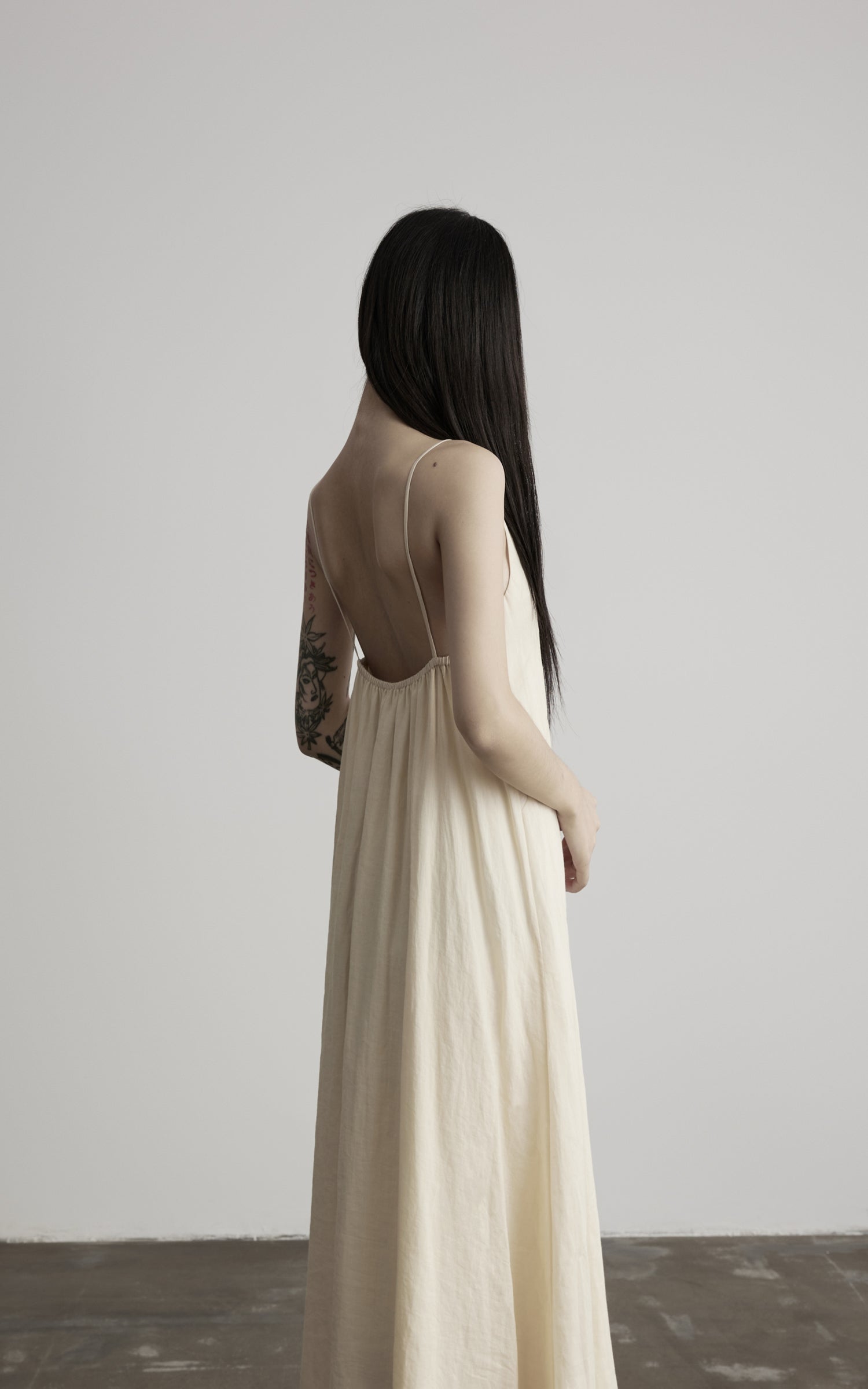DOINDULGE V-Neck Spaghetti Strap Maxi Dress