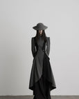 DOINDULGE Dark Avant-Garde Deconstructed Paneled Blazer