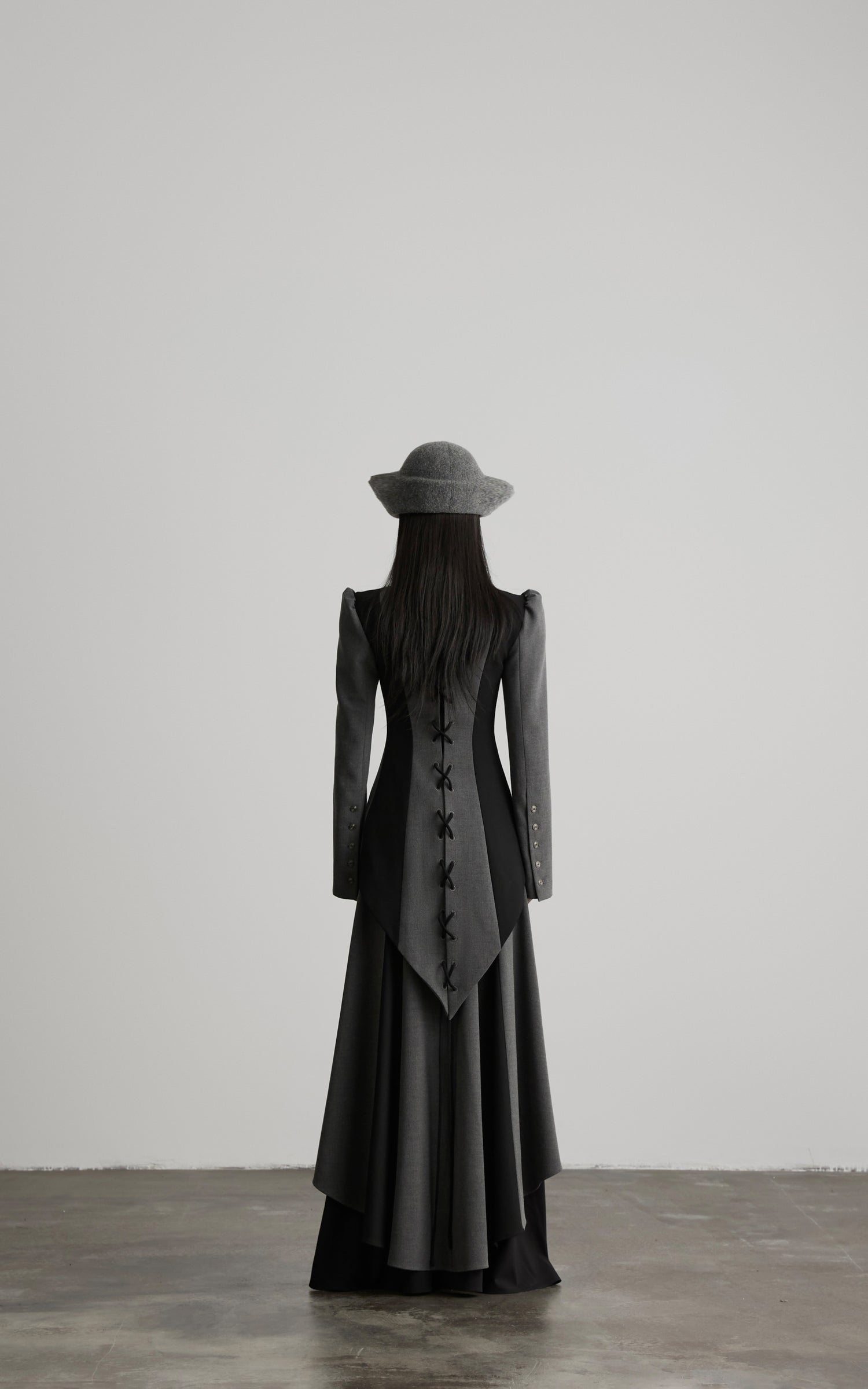 DOINDULGE Dark Avant-Garde Deconstructed Paneled Blazer