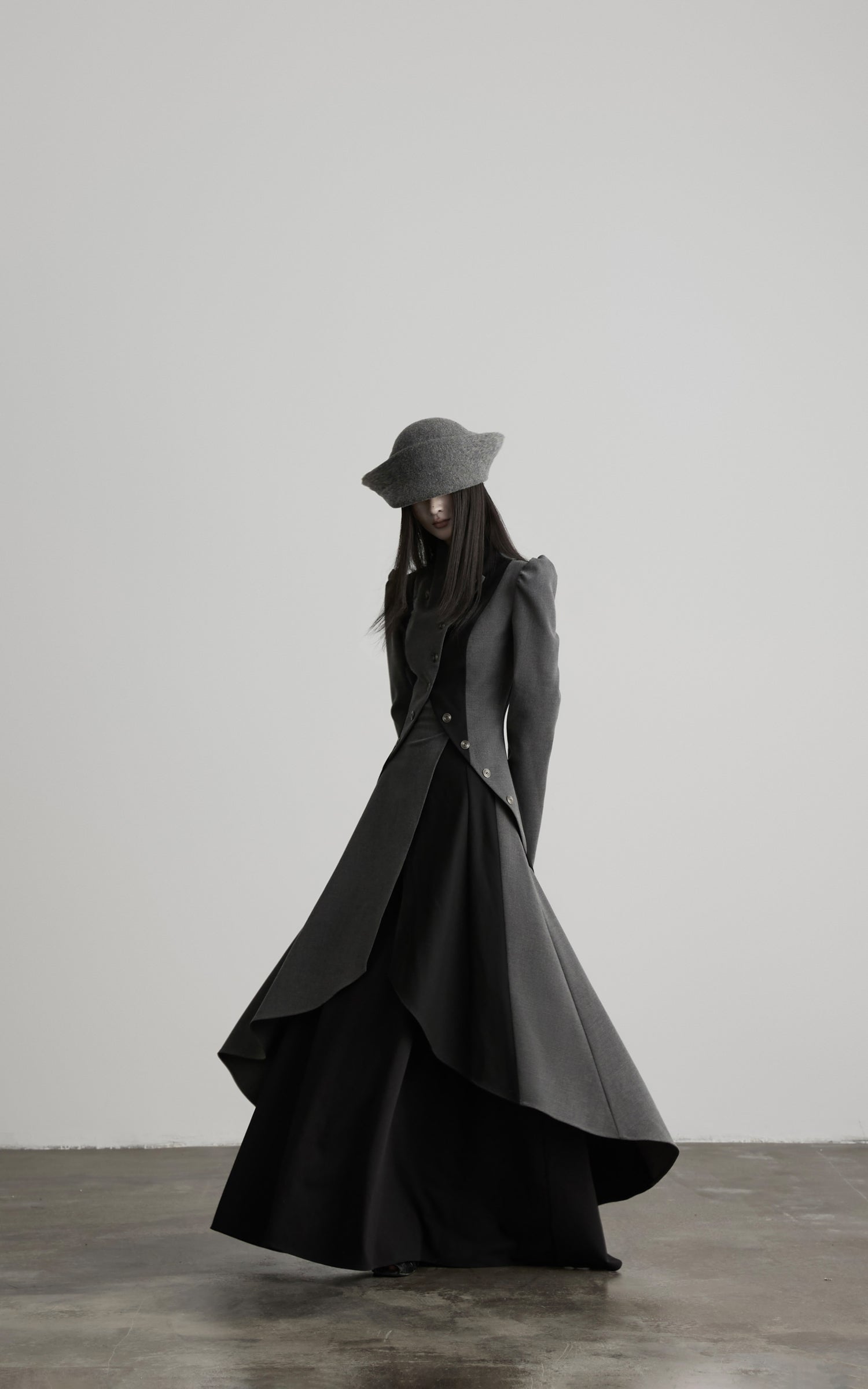 DOINDULGE Dark Avant-Garde Deconstructed Paneled Blazer
