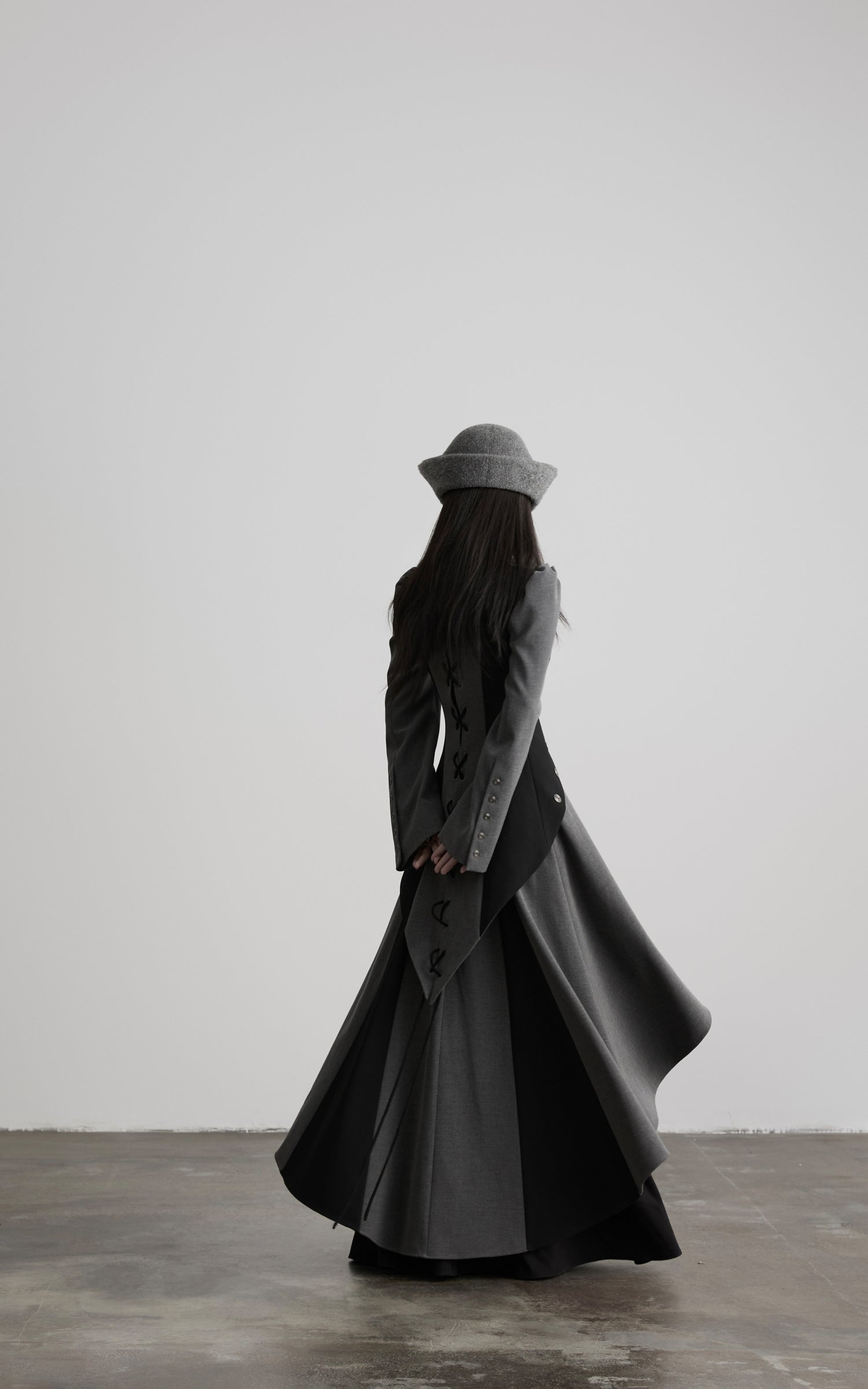 DOINDULGE Dark Avant-Garde Deconstructed Paneled Blazer