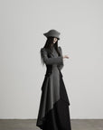 DOINDULGE Dark Avant-Garde Deconstructed Paneled Blazer