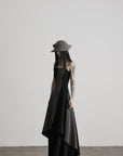 DOINDULGE Deconstructed Paneled Maxi Dress