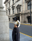 WARDEN EDGE Coordinate Print Relaxed Wide-Leg Pants