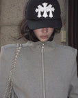 WARDEN EDGE Veste zippée structurée à col montant