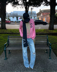 Rase le sol Distressed Logo Long Sleeve T-Shirt
