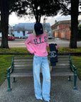 Rase le sol Distressed Logo Long Sleeve T-Shirt