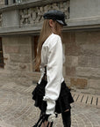 Rase le sol Lace-Up Corset Shirt