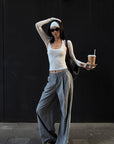 ROVENTE Layered Scoop Neck Tank & Cropped Sleeve Top Set