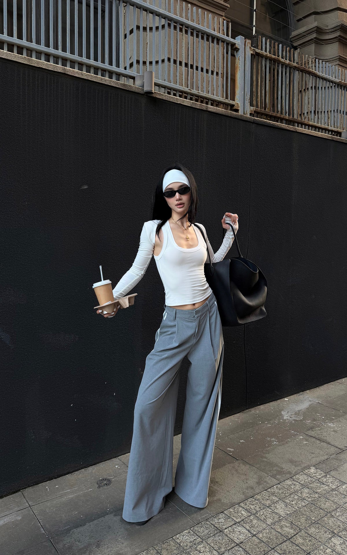 ROVENTE Layered Scoop Neck Tank &amp; Cropped Sleeve Top Set