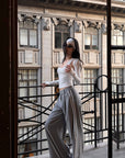 ROVENTE Layered Scoop Neck Tank & Cropped Sleeve Top Set